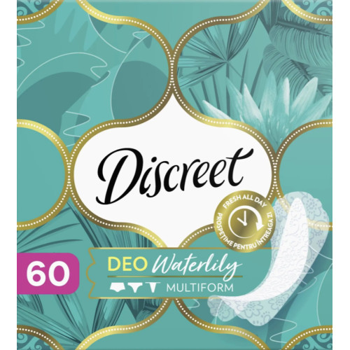 Щоденні прокладки Discreet Deo Waterlily, 60 шт